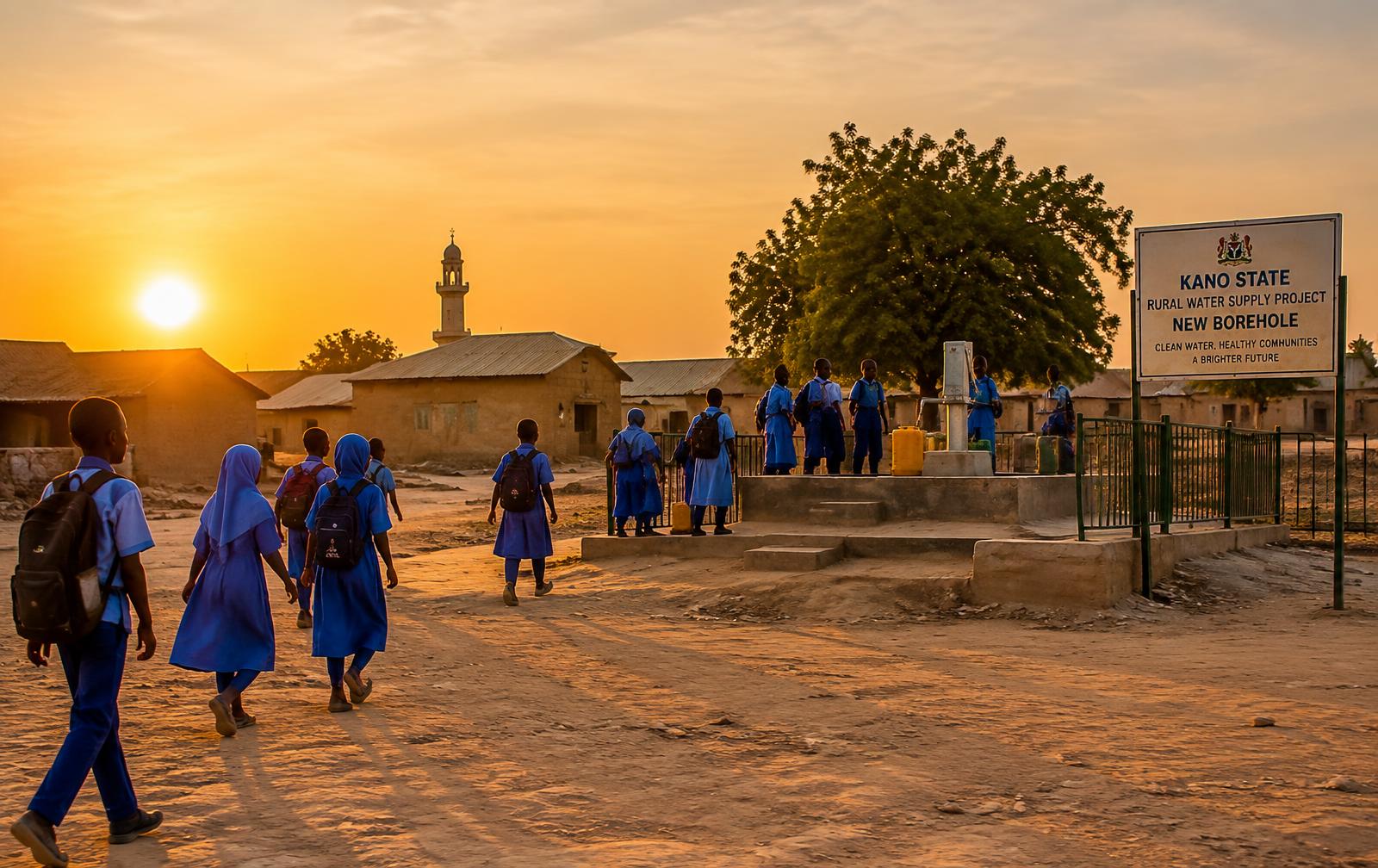 Medical outreach team attending to patients in a community setting